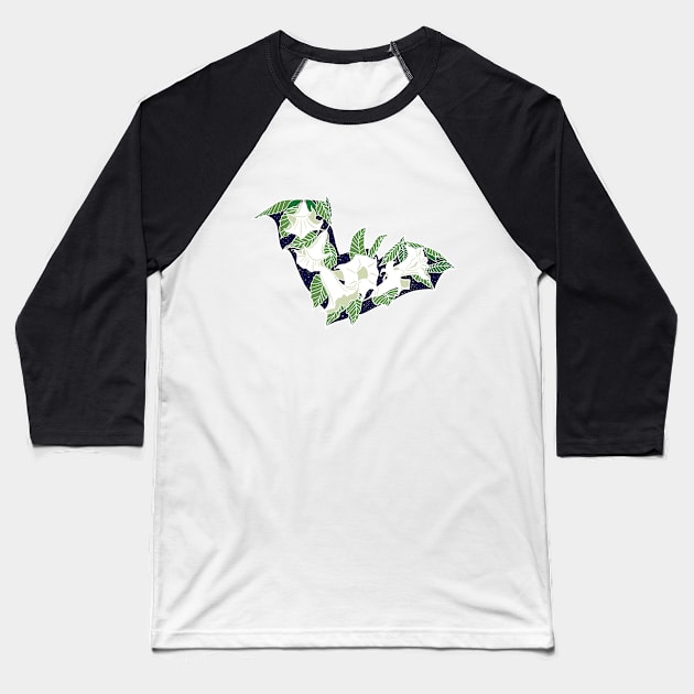 Batura, the Night-Blooming Bat Baseball T-Shirt by RJKpoyp